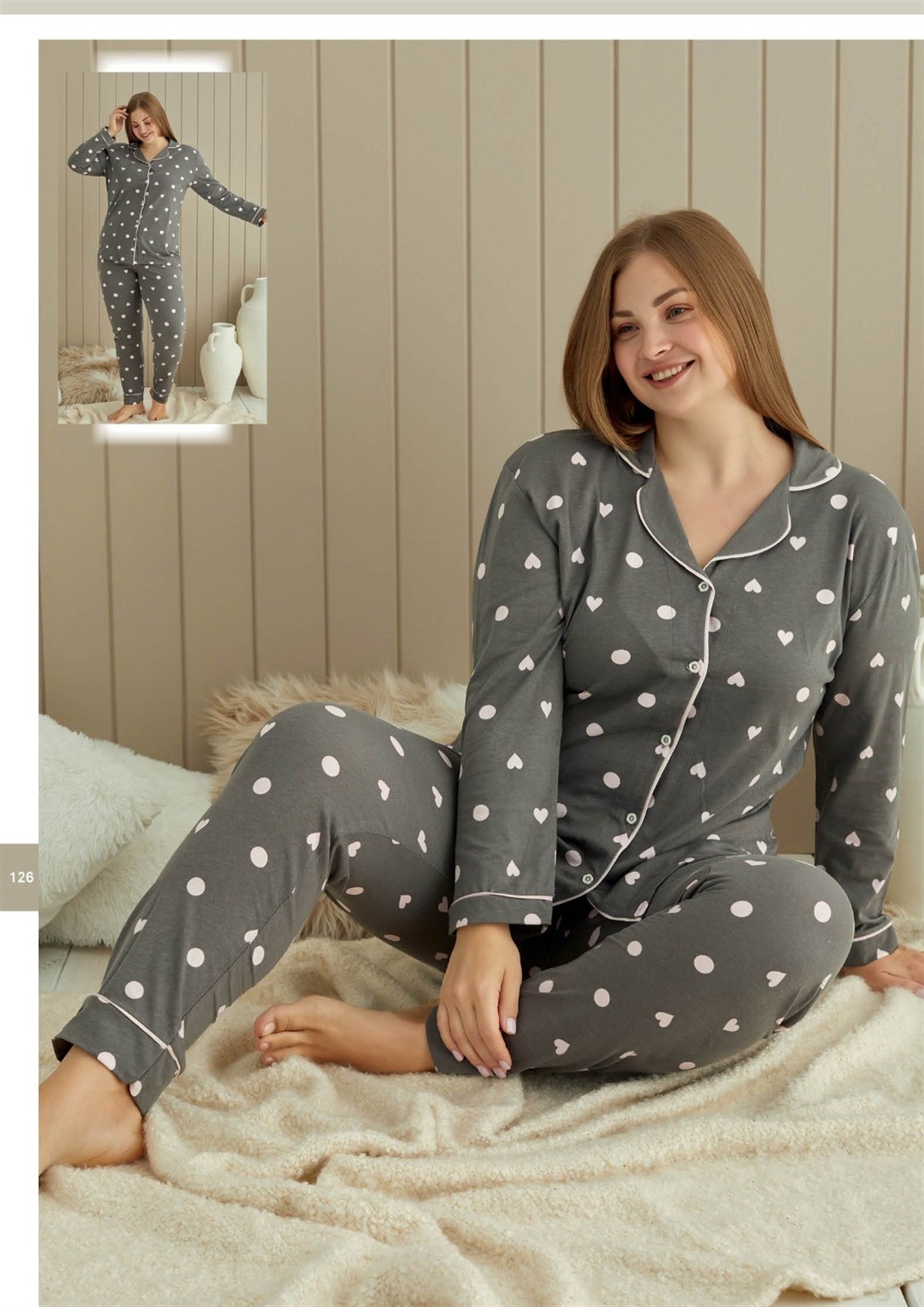 Deluxerie Grote Maten Pyjama Set Orrinthia Deluxerie Grote Maten Pyjama Set Orrinthia