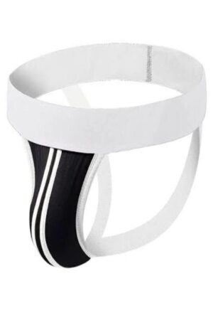 Siyah Fantezi Seksi Şerit Detaylı Erkek Jockstrap CB020320