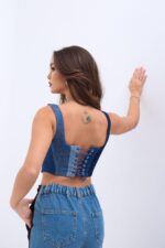 Deluxerie Crop felső MF-Catline