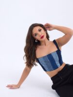 Deluxerie Crop felső MF-Catline