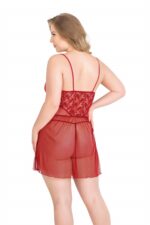 Deluxerie Plus size babydoll szett Perla