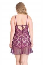 Deluxerie Plus size babydoll szett Posey