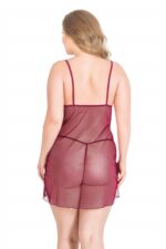 Deluxerie Plus size babydoll szett Primrose